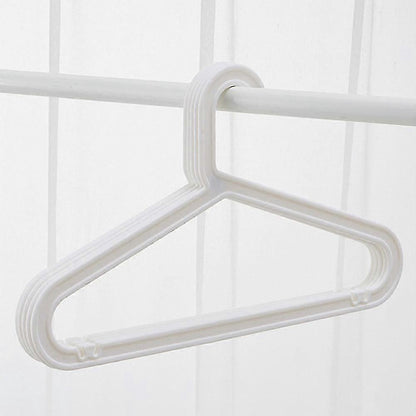 10-pack Standard PP Hanger Lightweight Shirt Hanger For Everyday Use White V1237-ZY-203-3362