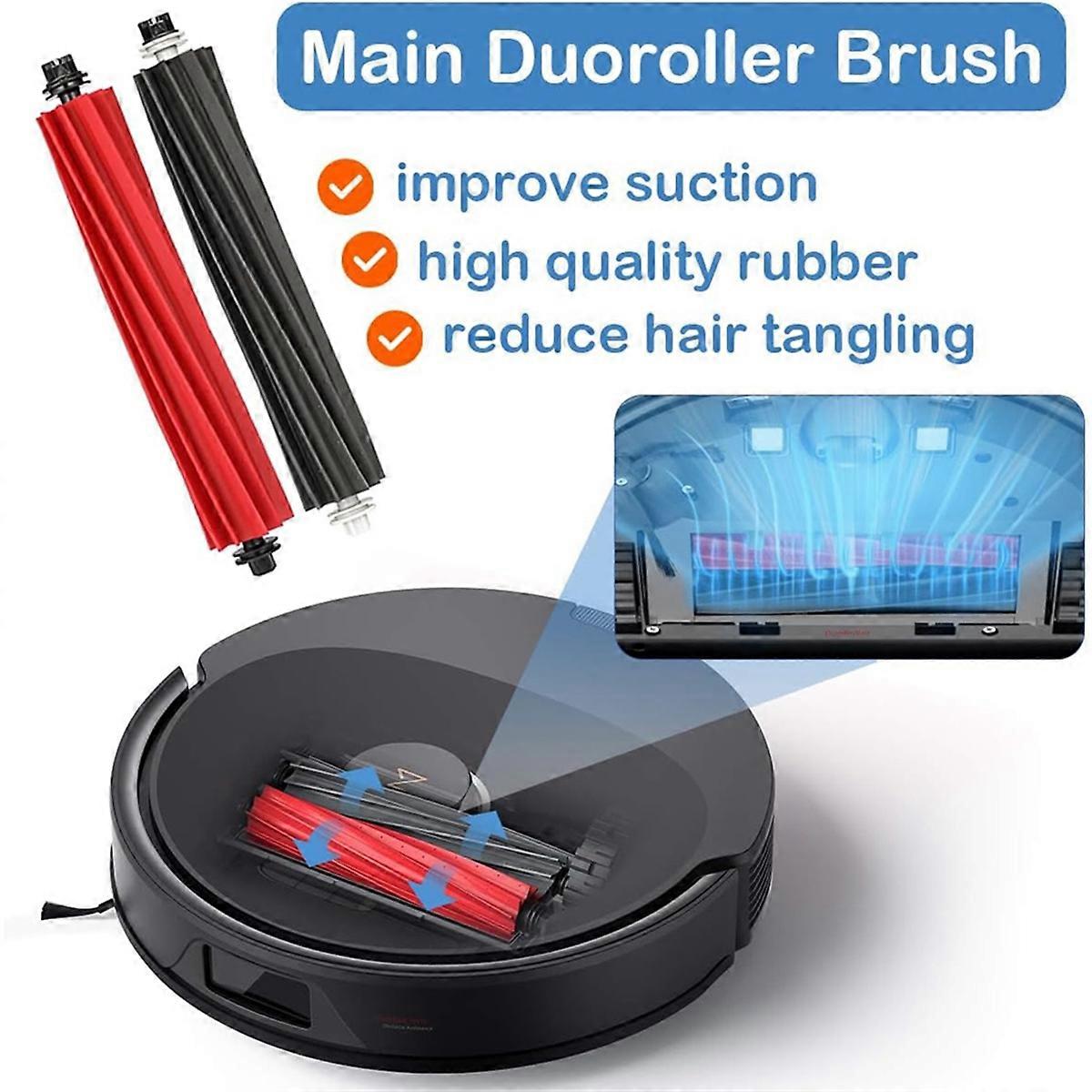For Roborock Q8 Max/ Q5 Pro Main Brush Side Brush Hepa Filter Mop Cloth 51 51 plastic V1237-ZY-203-3378
