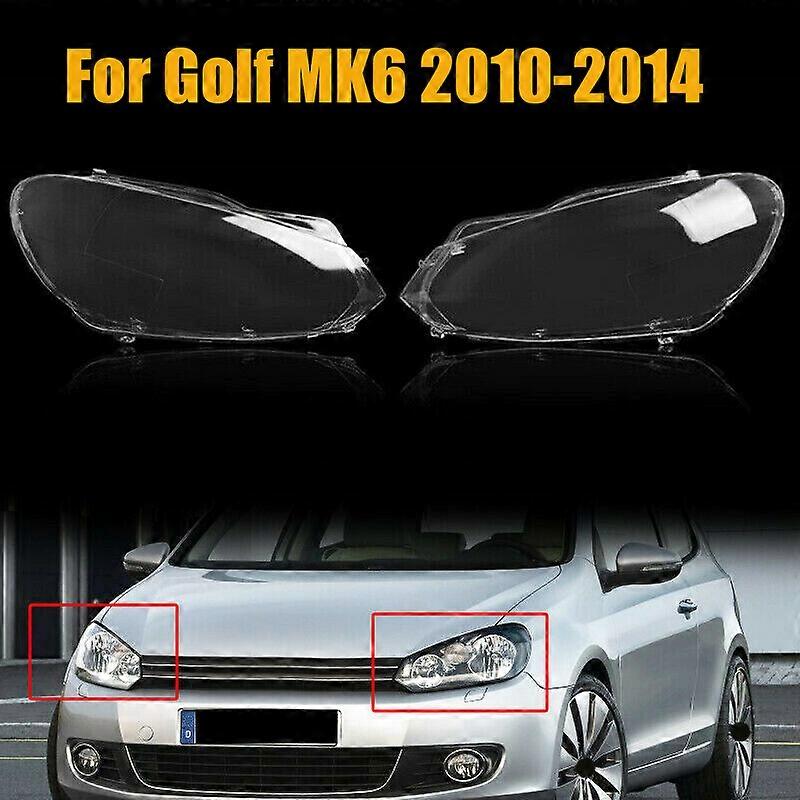 for Golf 6 -MK6 2010-2014 Car Headlight Clear Lens (Right Side) V1237-ZY-203-3387