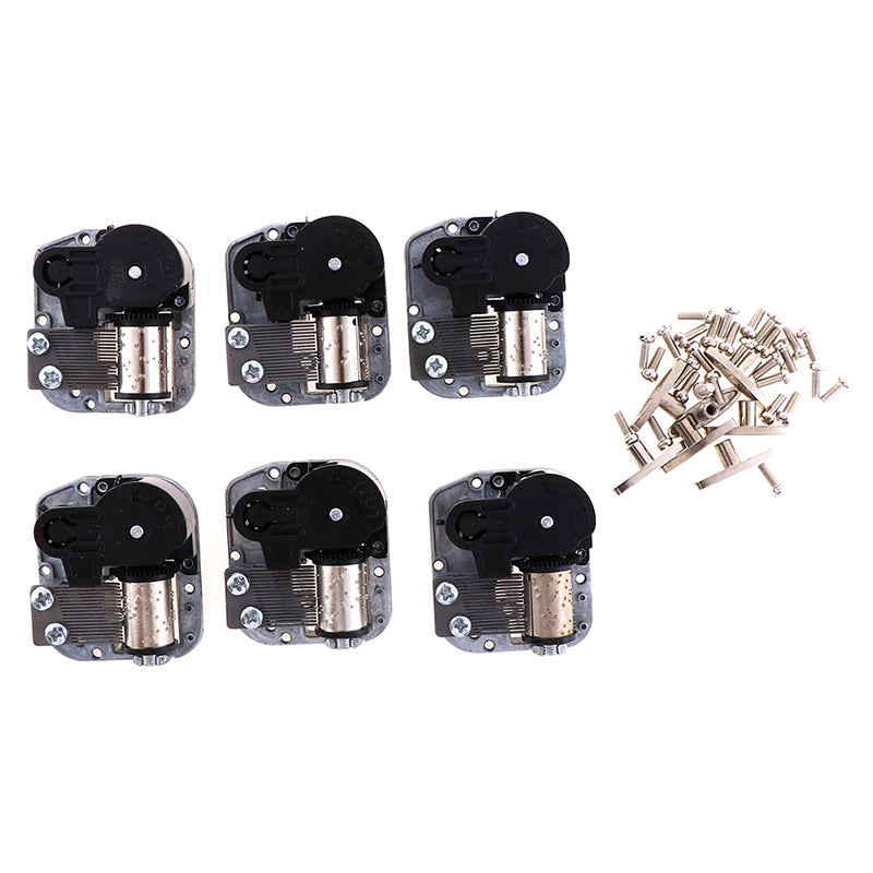 Mechanical DIY Music Box Sankyo Musical Movement + Screws + Black A3:Merry Christmas V1237-ZY-203-3399