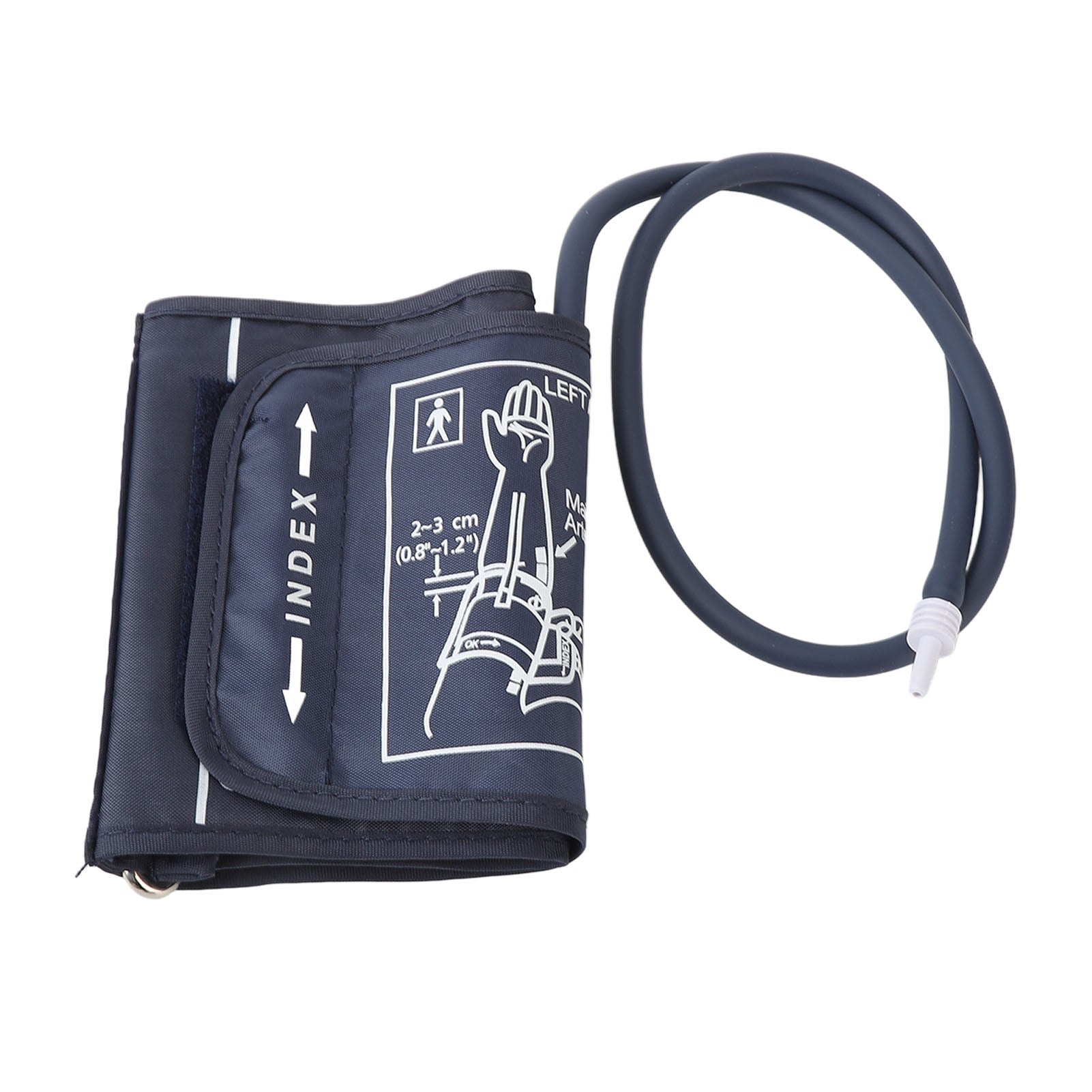 Blood Pressure Cuff Arm Replacement Cuff Attachment with Connector for Children 17cm-22cm Adjustable 0.6 V1237-ZY-203-3413