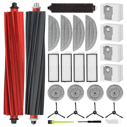Replacement Parts for Roborock S8 Maxv Ultra, Main Brush and Side Brush As Shown_MGF As Shown V1237-ZY-203-3415