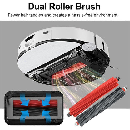 Replacement Parts for Roborock S8 Maxv Ultra, Main Brush and Side Brush As Shown_MGF As Shown V1237-ZY-203-3415
