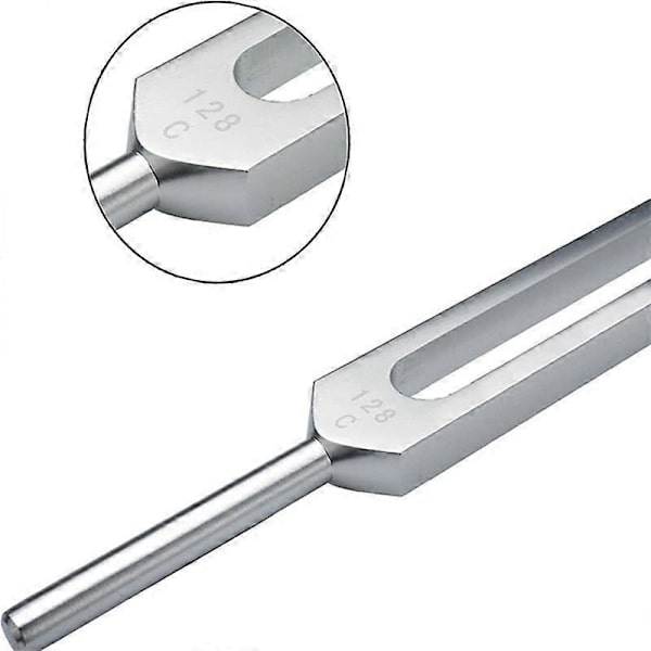128 Hz Tuning Fork with Weight, Bio-Acoustic Tuning Fork Compatible with Therapy, 128 Hz Acoustic Sliding V1237-ZY-203-3416