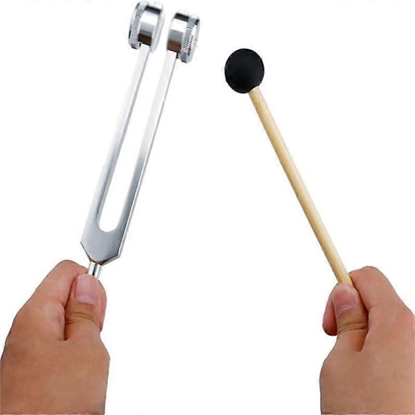 128 Hz Tuning Fork with Weight, Bio-Acoustic Tuning Fork Compatible with Therapy, 128 Hz Acoustic Sliding V1237-ZY-203-3416