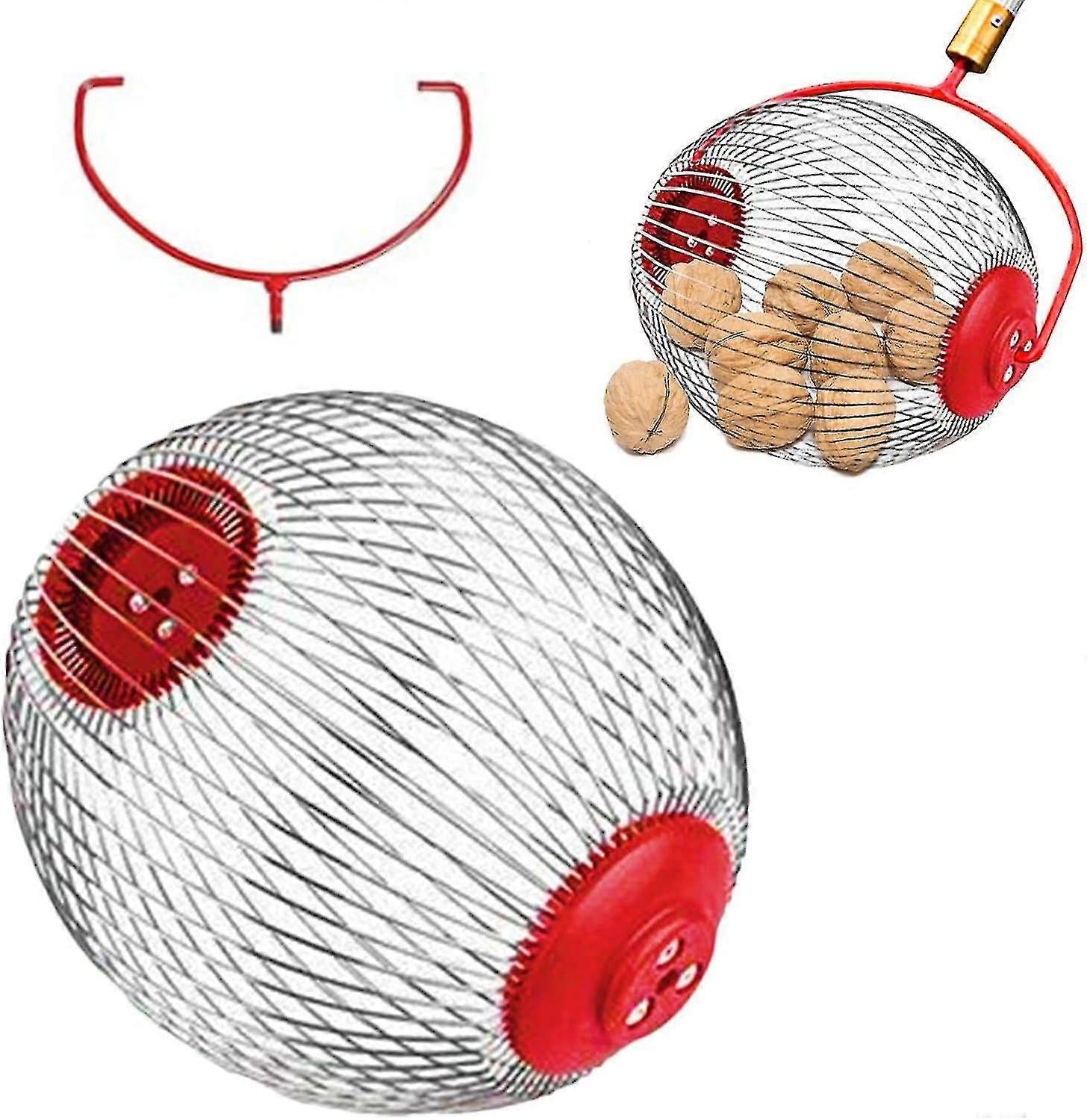 Nut Picker - Side opening for emptying walnuts, rolling picker for pine cones, picker, collector, ball picker V1237-ZY-203-3419