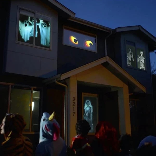 Christmas and Halloween Hologram Projector Window Projector LED V1237-ZY-203-3421
