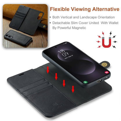 DG.MING 2-in-1 Magnetic Wallet Samsung Galaxy S25 Edge Black_max V1237-ZY-203-3442