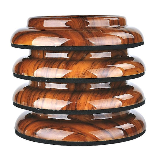 pcs Piano Wheel Cups for Upright Piano, Rosewood Color Piano Wheel Piano Leg Protectors with Anti-Slip V1237-ZY-203-3473