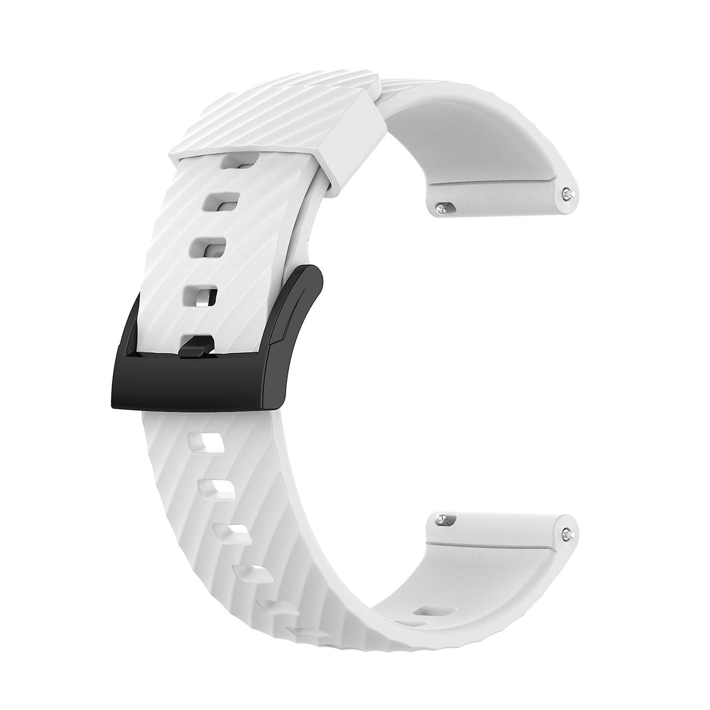 For Suunto 7 Solid Color Silicone Strap - Perfect White 0_MGF White V1237-ZY-203-3480