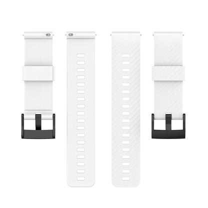 For Suunto 7 Solid Color Silicone Strap - Perfect White 0_MGF White V1237-ZY-203-3480