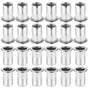 60pcs 304 Stainless Steel Rivet Nut M8 Flat Head Blind Nut Threaded Rivet Nut Rivet Nut for Threaded Insert V1237-ZY-203-3493