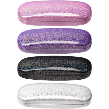 (4 pcs) Glasses Case, Unisex Hard Shell Glasses Case Protect V1237-ZY-203-3494