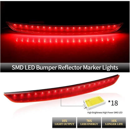 Fits TT/TTS MK2 8J All Models 2006-2014 Rear Third Brake Light High Mounted Brake Light 8J0945097, DEBUNS V1237-ZY-203-3515