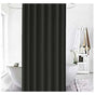 Black Shower Curtain 120x200 cm High Quality Polyester Waterproof Anti-mildew Machine Washable with Hooks V1237-ZY-203-3536