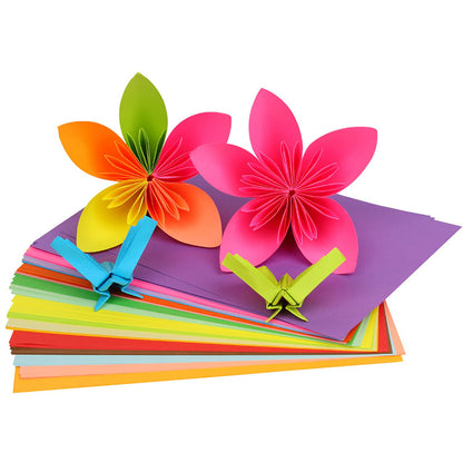 100 Sheets Colored A4 Paper 70g/m2 Handmade Paper for DIY Art V1237-ZY-203-3544