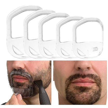 Sizes Goatee Shaving Template Beard Guide Shaper Beard Shaping & Styling Template For Men White V1237-ZY-203-3545
