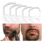 Sizes Goatee Shaving Template Beard Guide Shaper Beard Shaping & Styling Template For Men White V1237-ZY-203-3545