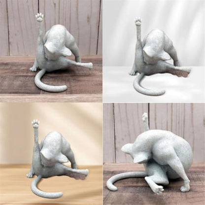 Cat Sculpture Funny Cat Figurines, Cat Figurines For Cat Lovers, Cat Statues Home Decor, Cats G V1237-ZY-203-3548