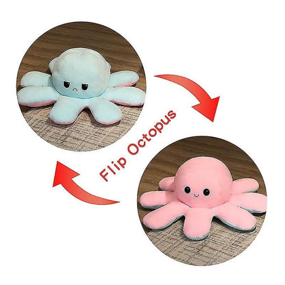 Double-sided blue octopus plush toy, large plush octopus pillow toy blue - Perfect Blue 90cm-max Blue 90cm V1237-ZY-203-3581