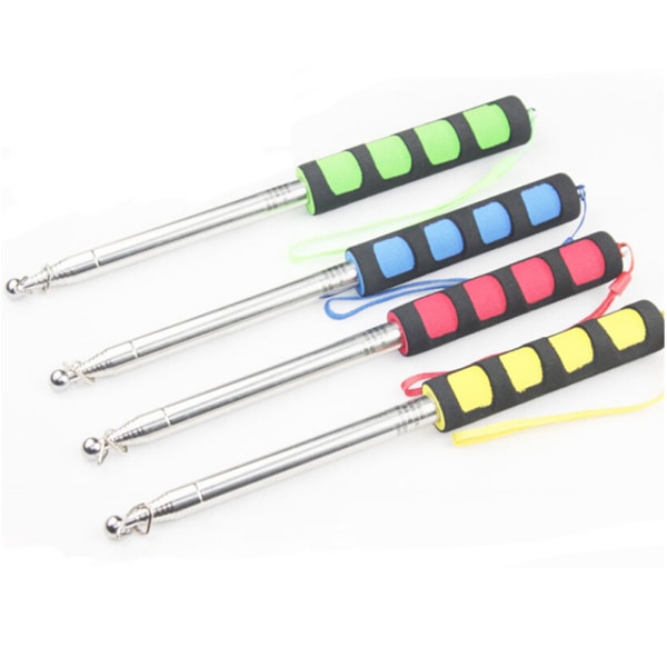 New 2M Portable Extendable Handheld Windsock Flagpole Telescopic Random Color 2m V1237-ZY-203-3601