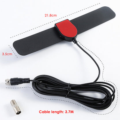 25 Mile Range Antenna TV Digital HD 4K Antenna Digital Indoor HD Black one size V1237-ZY-203-3606