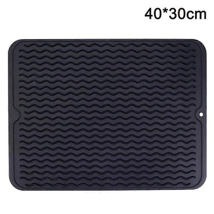 pcs Silicone Dish Mats - Non-Slip Drain Mats[ca] V1237-ZY-203-3611