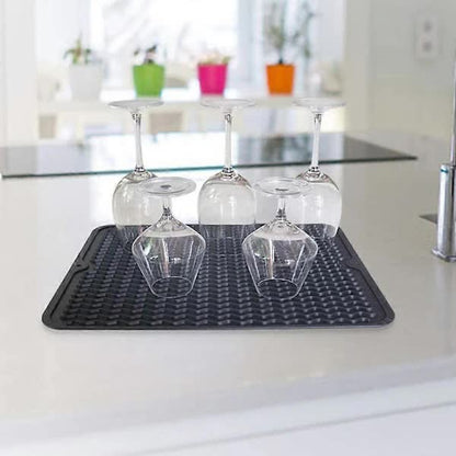 pcs Silicone Dish Mats - Non-Slip Drain Mats[ca] V1237-ZY-203-3611