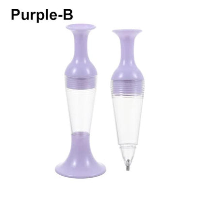 Point Drill Pen Diamond Painting Tool 5D Diamond Painting Purple B[CA] V1237-ZY-203-3615