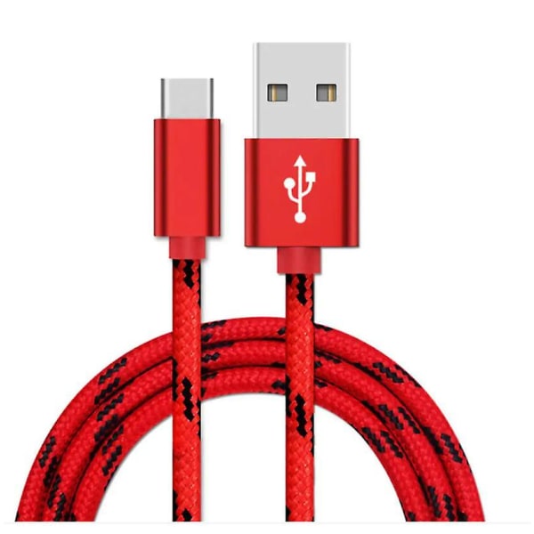 3m Type C USB Charger Fast Charging Cable for Samsung Galaxy S21 S22 S23 Red V1237-ZY-203-3619