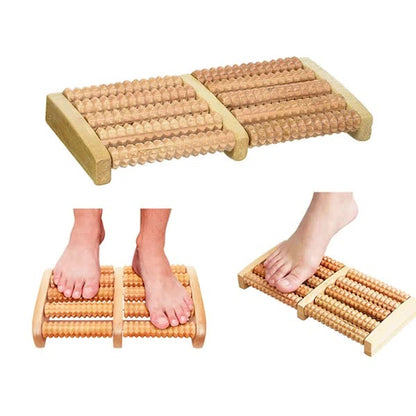 Foot massager / Foot massage - Wooden massage roller V1237-ZY-203-3621