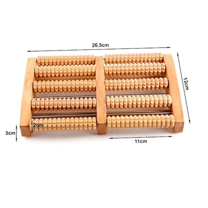 Foot massager / Foot massage - Wooden massage roller V1237-ZY-203-3621