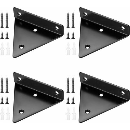 pcs Floating Shelf Brackets, Invisible Triangle Wall Shelf Brackets, Metal Wall Shelf Brackets for Shelves V1237-ZY-203-3626