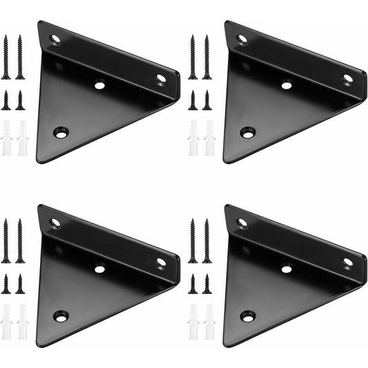 pcs Floating Shelf Brackets, Invisible Triangle Wall Shelf Brackets, Metal Wall Shelf Brackets for Shelves V1237-ZY-203-3626