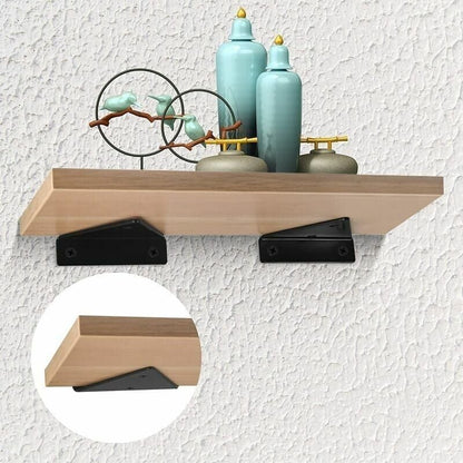 pcs Floating Shelf Brackets, Invisible Triangle Wall Shelf Brackets, Metal Wall Shelf Brackets for Shelves V1237-ZY-203-3626