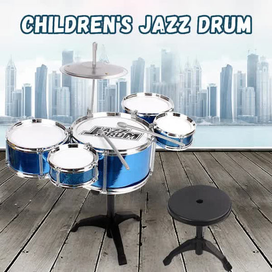 Drum Set for Toddlers Tough Impact Resistant Drums Detachable Drum Instrument Red Oversized Drum Set V1237-ZY-203-3631