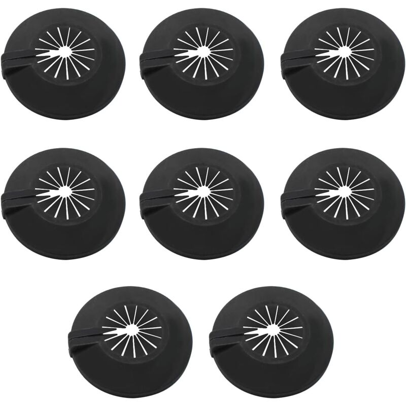 SHINING HOUSE Radiator pipe protectors, 8 pieces, Universal for 14-29 mm pipes, with clips for easy V1237-ZY-203-3641
