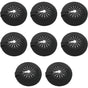 SHINING HOUSE Radiator pipe protectors, 8 pieces, Universal for 14-29 mm pipes, with clips for easy V1237-ZY-203-3641
