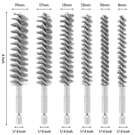 pcs wire brushes for drilling, small wire brush in different sizes, for cleaning, cleaning V1237-ZY-203-3647