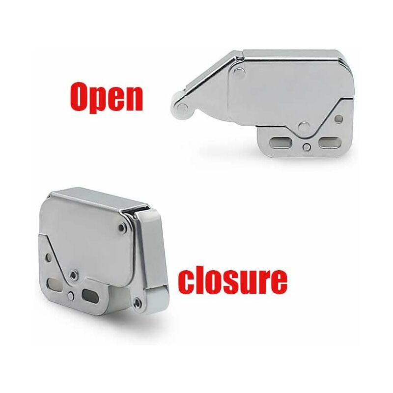 Mini latches with spring, 6 pcs Mini automatic spring lock, Spring lock, Spring lock Mini cabinet lock Mini V1237-ZY-203-3689