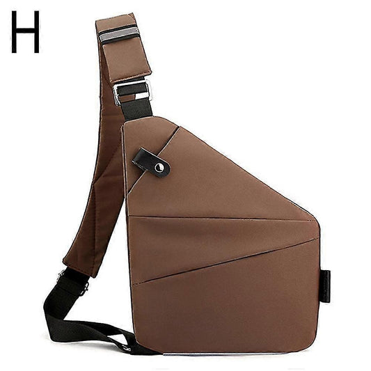 Anti-Theft Travel Bag Anti-Theft Bag Ultra-Thin Shoulder Bag Crossbody Travel Bag - Perfect Coffee V1237-ZY-203-3700