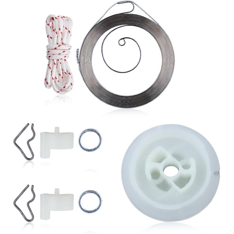 Starter Cord with Starter Spring and Detent for Stihl Fc55 Fs55 Fs45 Fs46 Fs38 Hl45 Trimmer V1237-ZY-203-3704