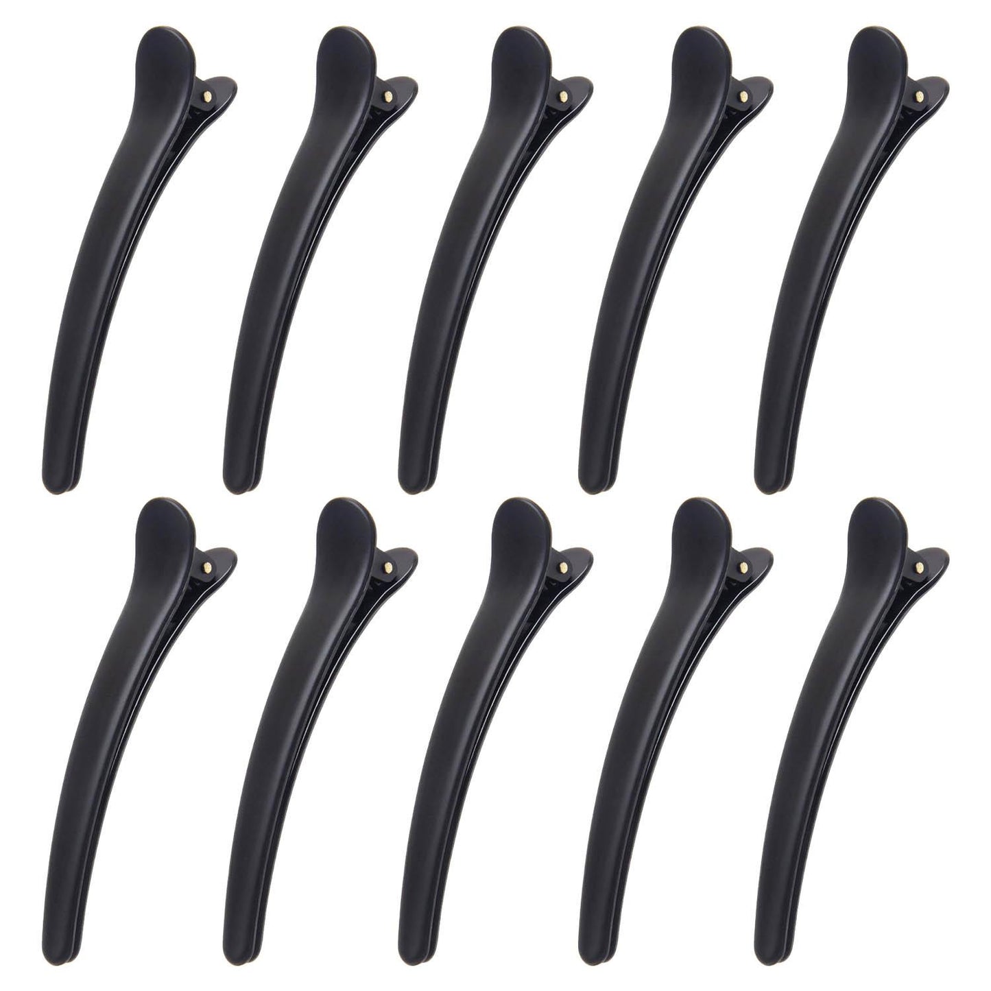 10 pcs Professional Hair Clips - Black Black Black V1237-ZY-203-3714