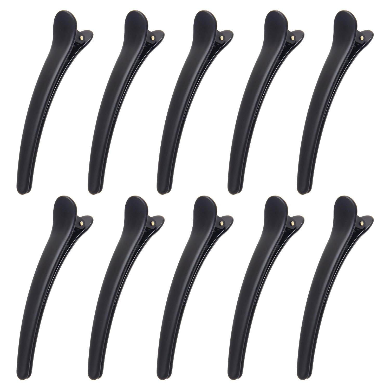 10 pcs Professional Hair Clips - Black Black Black V1237-ZY-203-3714