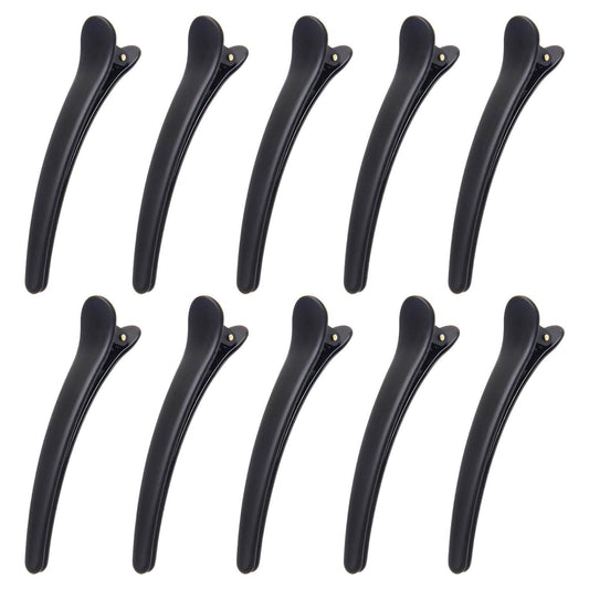 10 pcs Professional Hair Clips - Black Black Black V1237-ZY-203-3714