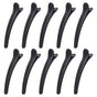 10 pcs Professional Hair Clips - Black Black Black V1237-ZY-203-3714