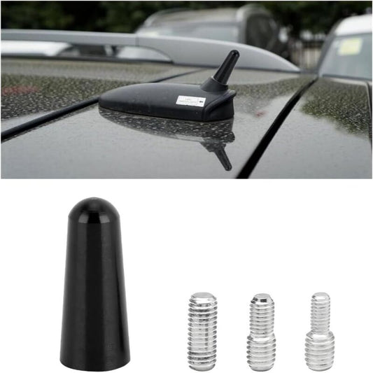 Short Car Antenna, Universal Amplified Car Radio Short Antenna, 3cm Short Rod Roof Stereo Antenna for Car, V1237-ZY-203-3732