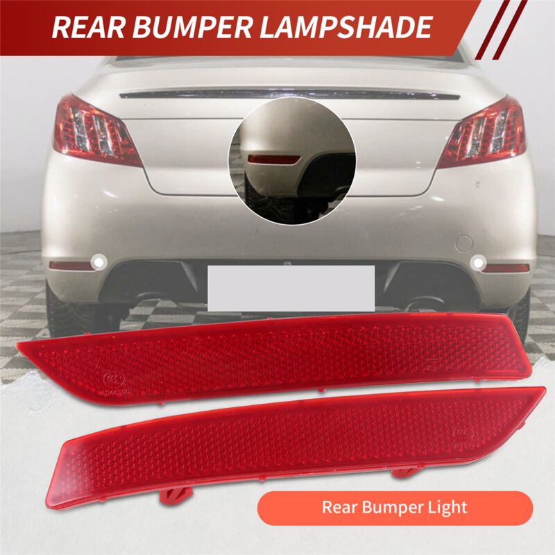 Rear Bumper Reflector Light for 508 2010 2011 2012 2013 2014 Warning Light Bar Lights V1237-ZY-203-3741