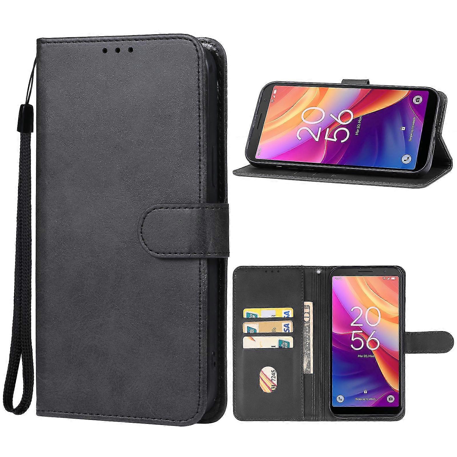 Leather Case for TCL 501 Black V1237-ZY-203-3749