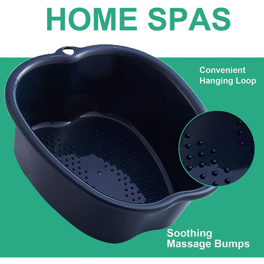 Large Foot Bath Bowl Thickened Solid Plastic Foot Basin Soaking Basin Foot Bath Foot Bath Foot Therapy V1237-ZY-203-3762